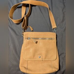 Tan Leather Crossbody Bag